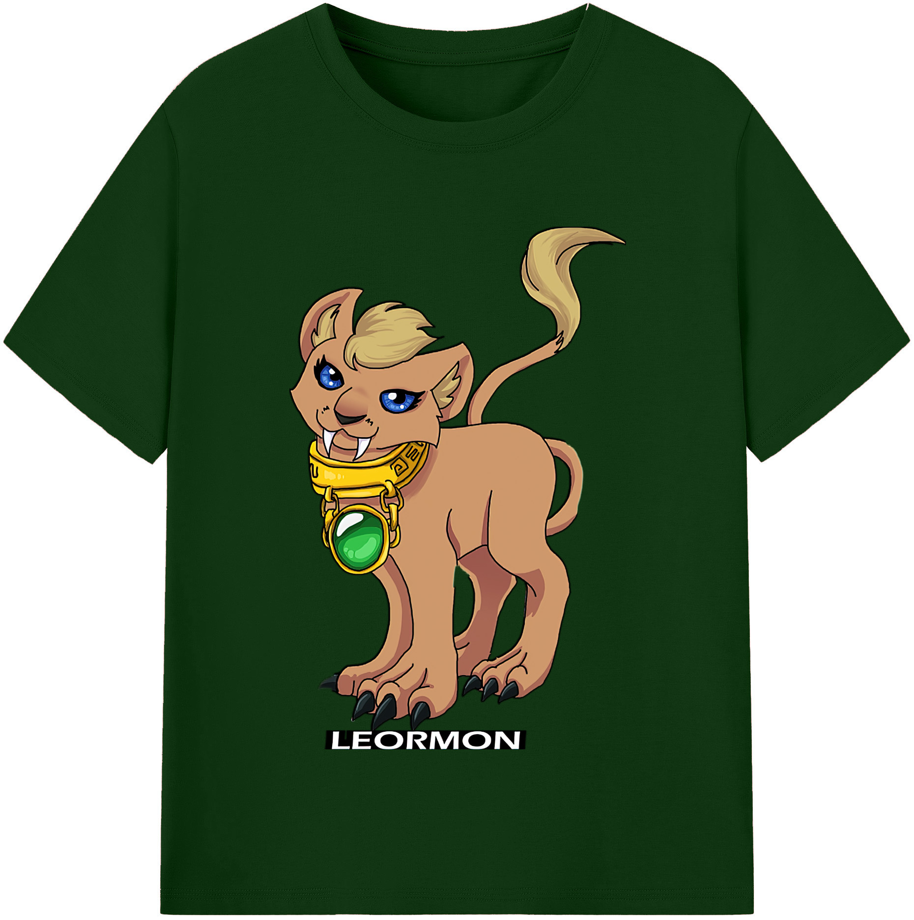 （画像用） Digimon デジタルモンスター/デジモン 綿100％半袖Tシャツ（フロントプリント）